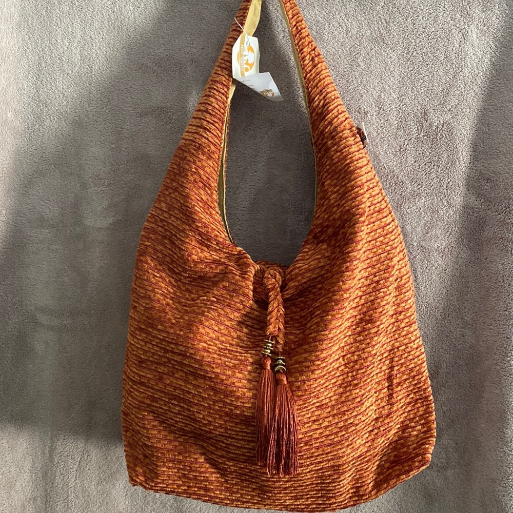 Rust colored Hobo bag